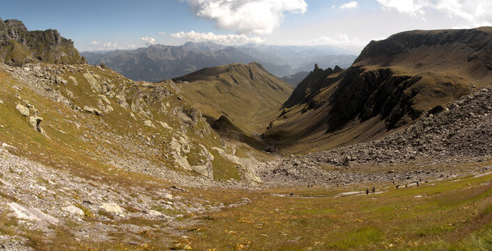 Terrain of the Pizol in the Swiss Alps