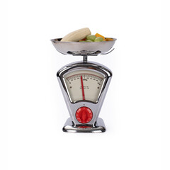Vintage Scale with fruits
