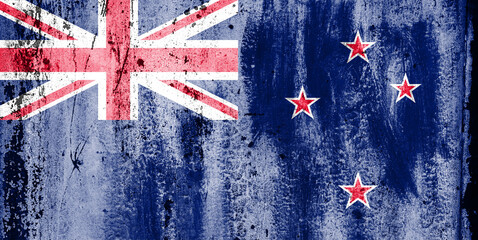 Flag of New Zealand was adopted in 1834 - obrazy, fototapety, plakaty