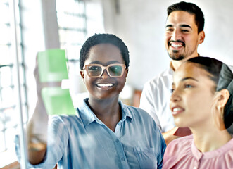 business meeting note paper woman young office teamwork strategy idea glass businesswoman presentation colleague seminar businessman student man brainstorming partner