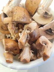 Chopped Mushrooms