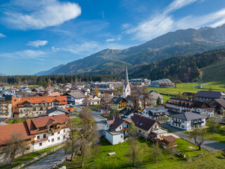 Fototapeta na wymiar Tröpolach in Carinthia, Austria