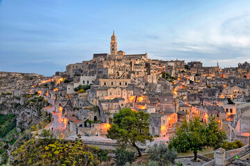 Naklejka premium Matera panorama