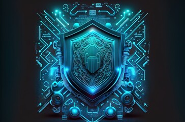 data protection, digitalsecurity, computer, internet, antivirus, hacker, cracker, Quantum Encryption,conceptual illustration,generated by ai