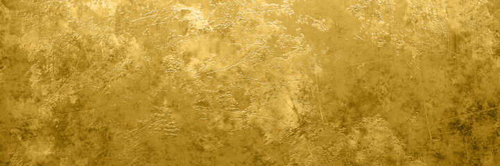 Wheathered gold and scratched texture background. 3d illustration - 563696890