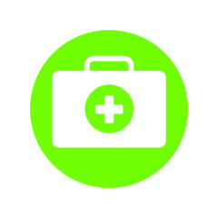 green medical box icon