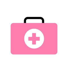 pink medical box icon