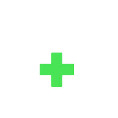 green medical bottle icon