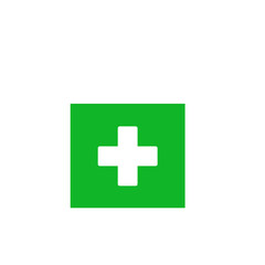 Fototapeta premium green medical bottle icon