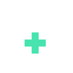 green mint medical bottle icon