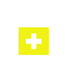 yellow medical bottle icon