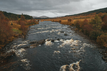 The River Orchy at Bridge of Orchy, Scotland