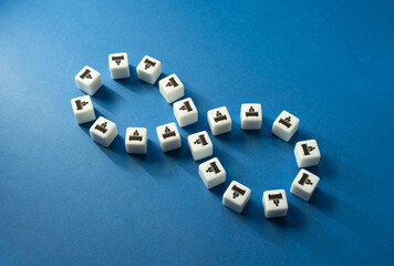 The endless circle of bureaucracy. Bureaucratic hell. Corruption. Inefficient management system,...