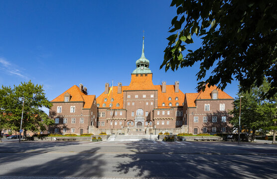 Historic buildings in Østersund,(Østersund town hall) Sweden,Europe