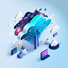 Cloud-native Technologies and Cloud-native Apps - Conceptual Illustration
