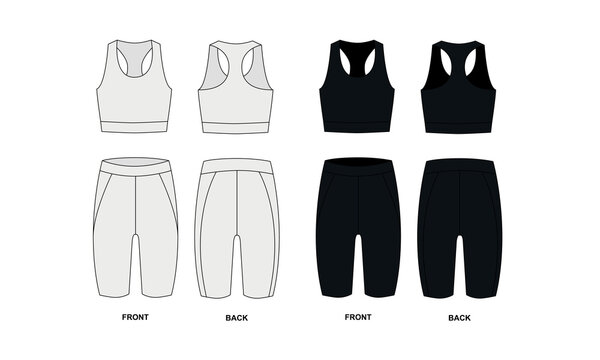 2,575 Sports Bra Back View Images, Stock Photos, 3D objects, & Vectors