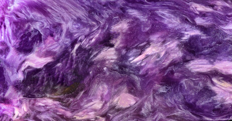 abstract natural texture from lilac charoite