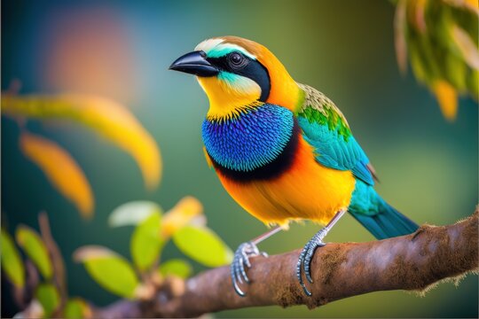 colorful bird photography
