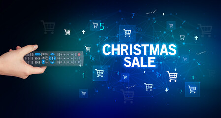 male hand holding wireless peripheral