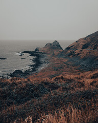 landscape shot of Northern Ireland coast