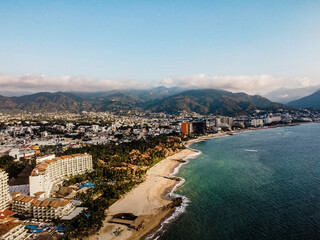 Obraz premium view of the city Puerto Vallarta Mexico