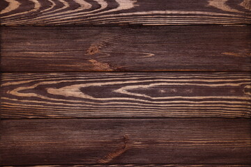 Naklejka premium Brown wooden backdrop, vintage wood pattern, background