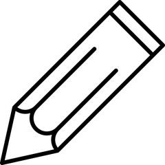 Pencil for School and Job Line Icon. Perfect for stores, internet shops, UI, design, articles, books