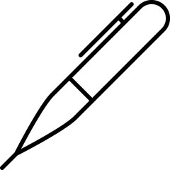 Isolated Icon of Writing Pencil. Perfect for stores, internet shops, UI, design, articles, books