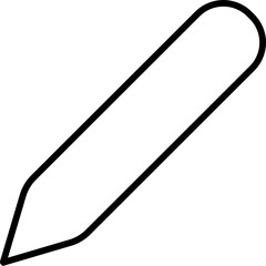 Simple Line Icon of Pencil. Perfect for stores, internet shops, UI, design, articles, books
