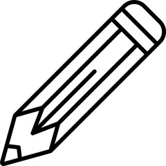 Editable Stroke of Pencil. Perfect for stores, internet shops, UI, design, articles, books