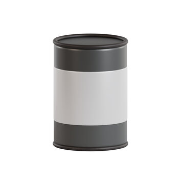 3D Render of a Large Barrel Perfect for Industrial Design, Shipping, and Storage Concepts