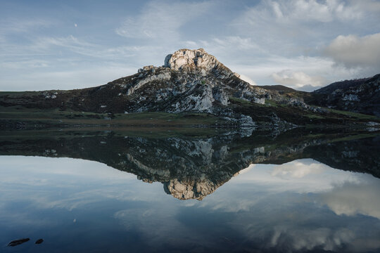 Reflections at Lagos de Covadonga Spain
