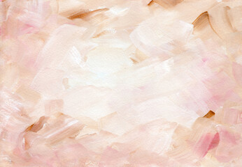 Beige watercolor background.