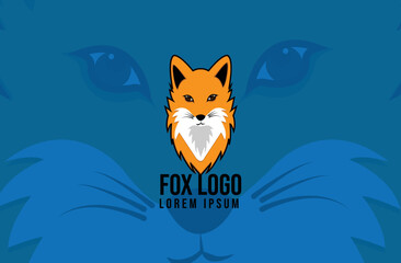 fox logo animal vector symbols
