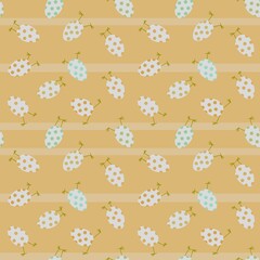 Easter cartoon eggs with legs seamless pattern for wrapping paper and kids clothes print and fabrics and linens