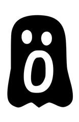 Spooky Cute Halloween Ghost 0