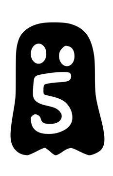 Spooky Cute Halloween Ghost 5