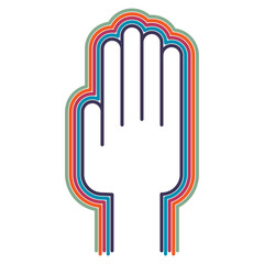 international unity peace hand