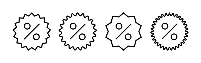 Discount icon vector for web and mobile app. Discount tag sign and symbol