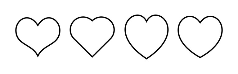 Love icon vector for web and mobile app. Heart sign and symbol. Like icon vector.