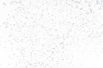 Photo image of falling down snow, heavy big small size snows. Freeze shot on black background isolated overlay. Fluffy White snowflakes splash cloud in mid air. Real Snow high speed shutter