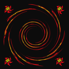 abstract background with circles