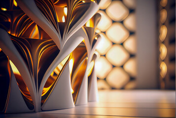 future luxury  wallpaperr decor concept 