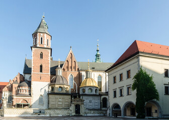 Obraz premium Wawel Cathedral in Krakow, Poland