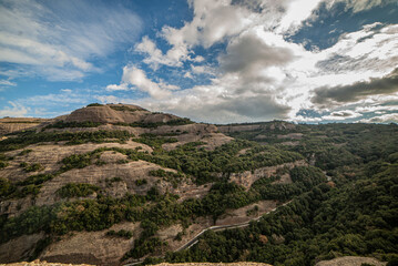 landscape with clouds