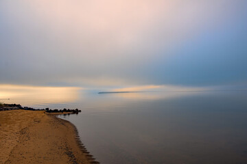 fog obscuring the view