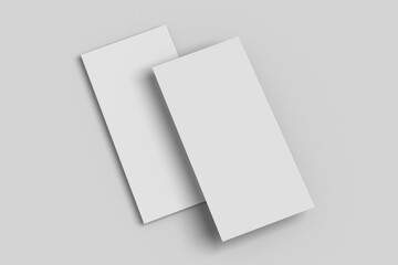 White vertical paper sheet Mockup