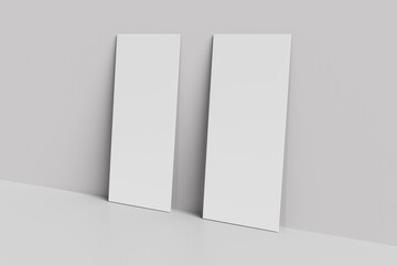 White vertical paper sheet Mockup