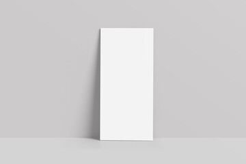 White vertical paper sheet Mockup