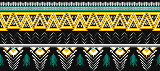 Ethnic geometric folklore ornament concept. Ethnic vector textile. Seamless ethnic pattern. Seamless abstract geometric pattern. 
Design for wallpaper,carpet, wrapping,cover,fabric,clothing